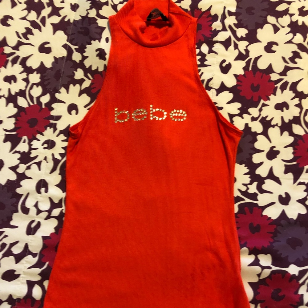 BEBE Racerback top